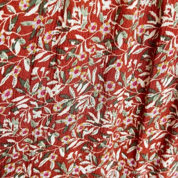 Natural Life Daisy Midi Dress Rusty Floral- Medium - Picture 3 of 3